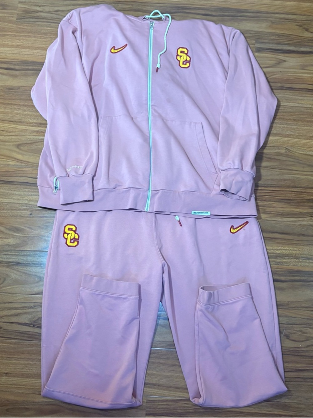 Nike USC Standard Issue Pink Tracksuit Set 4XL